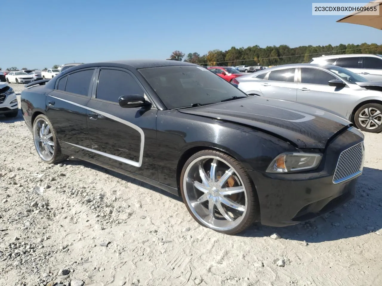 2013 Dodge Charger Se VIN: 2C3CDXBGXDH609655 Lot: 76870804