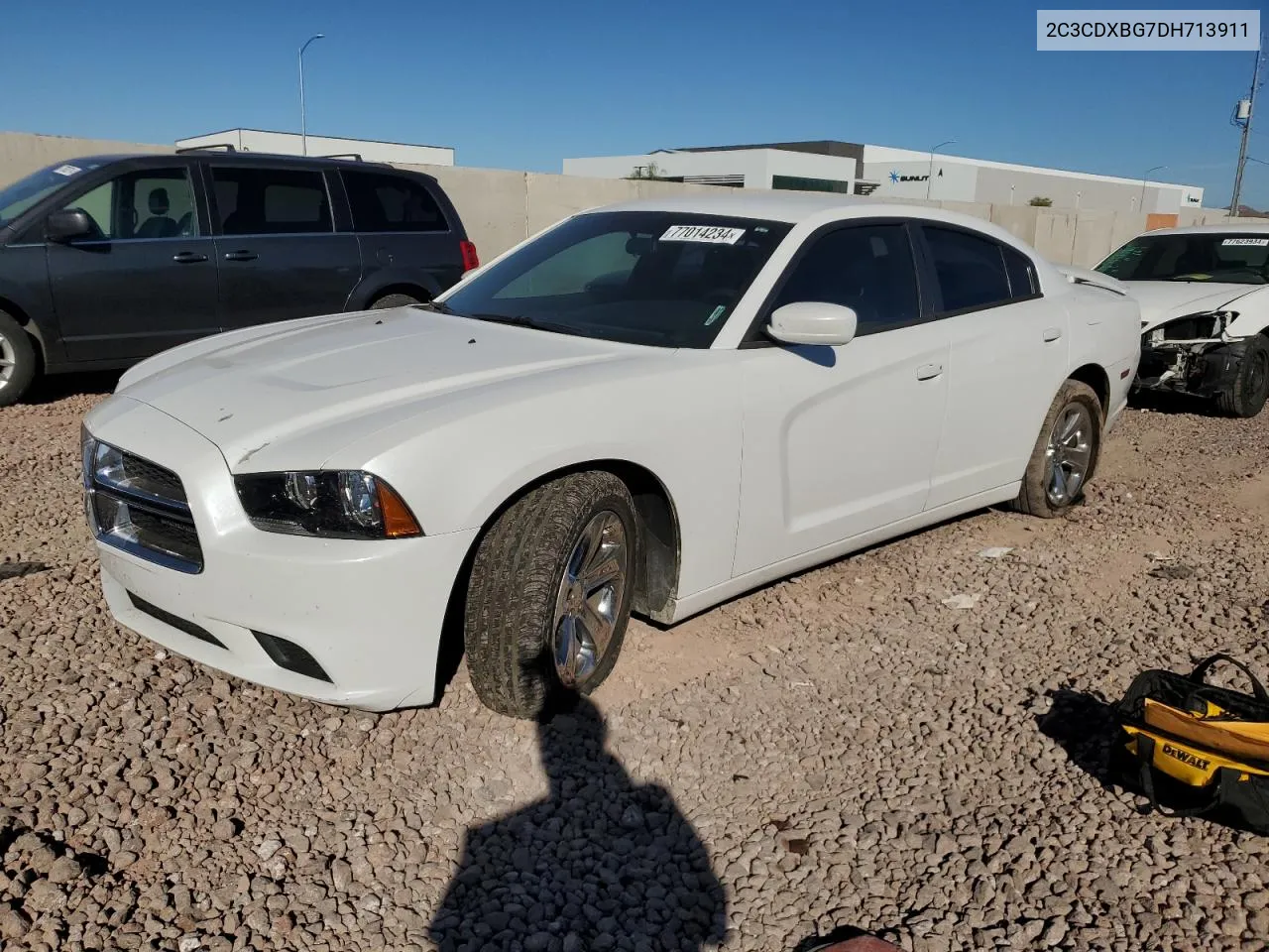 2013 Dodge Charger Se VIN: 2C3CDXBG7DH713911 Lot: 77014234