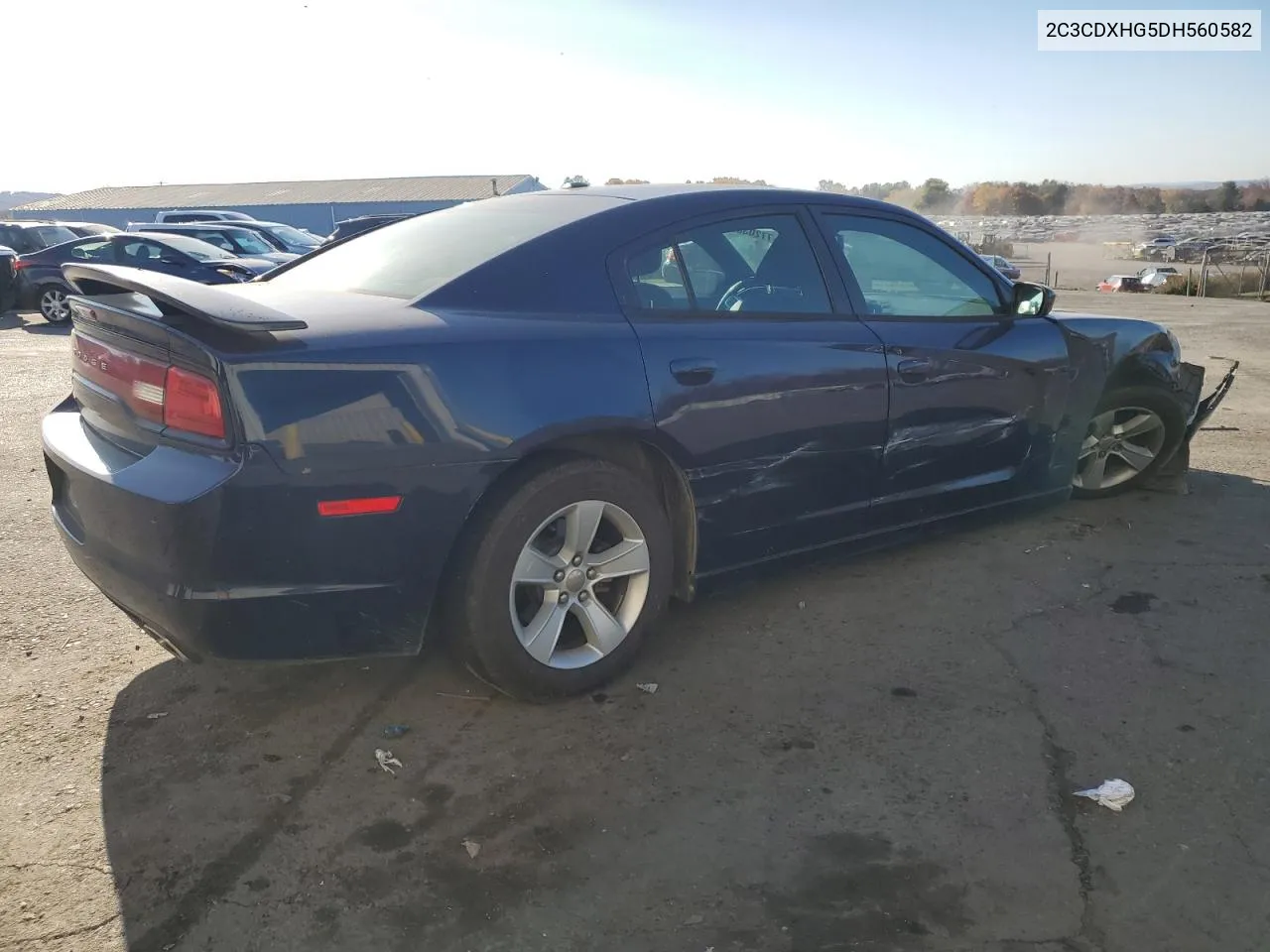 2013 Dodge Charger Sxt VIN: 2C3CDXHG5DH560582 Lot: 77203394