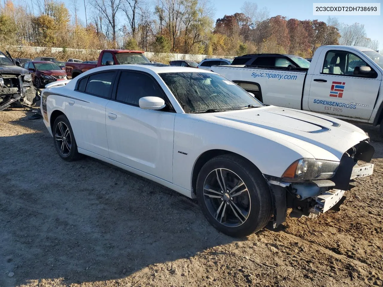 2013 Dodge Charger R/T VIN: 2C3CDXDT2DH738693 Lot: 77306604