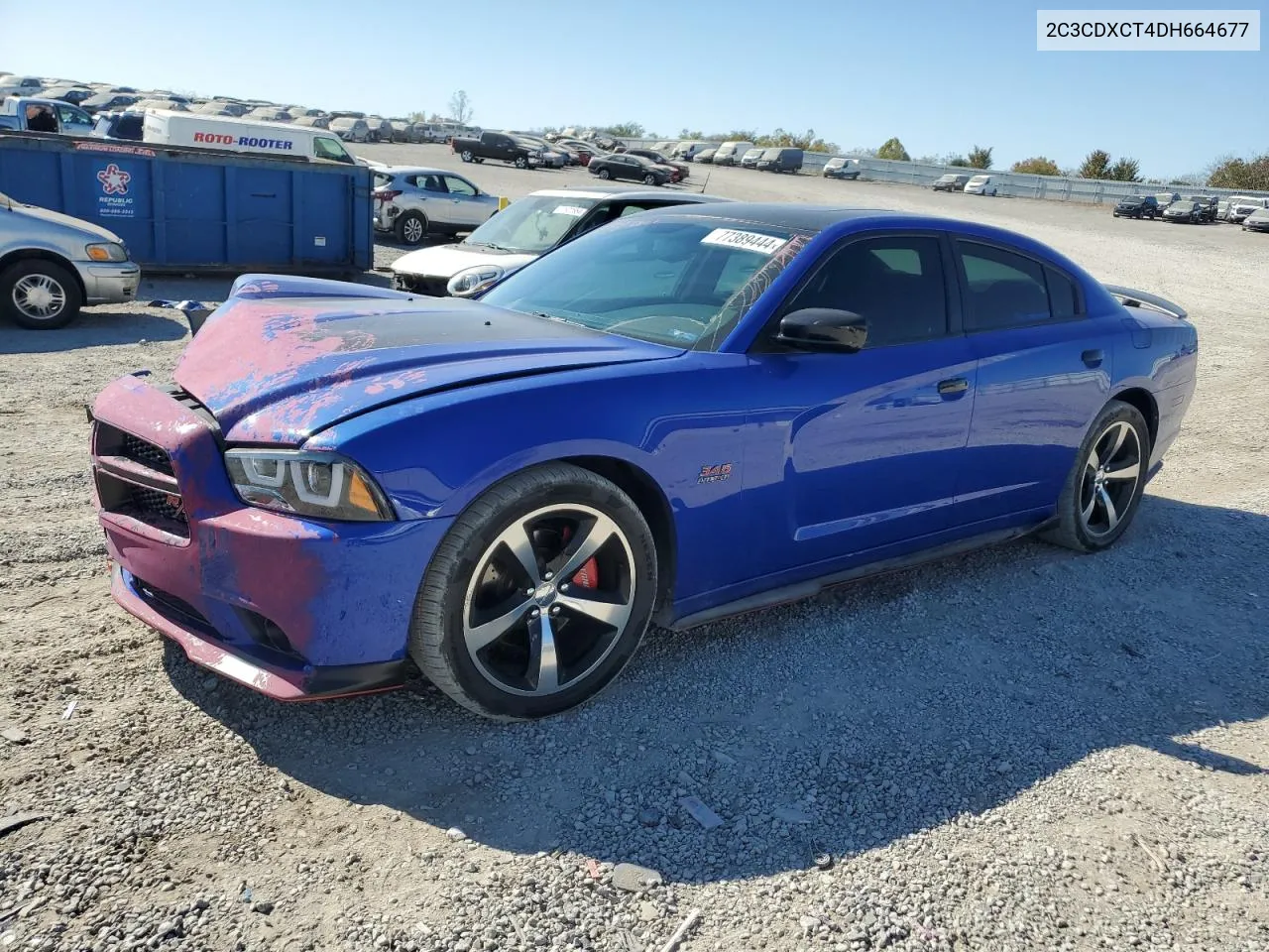 2013 Dodge Charger R/T VIN: 2C3CDXCT4DH664677 Lot: 77389444