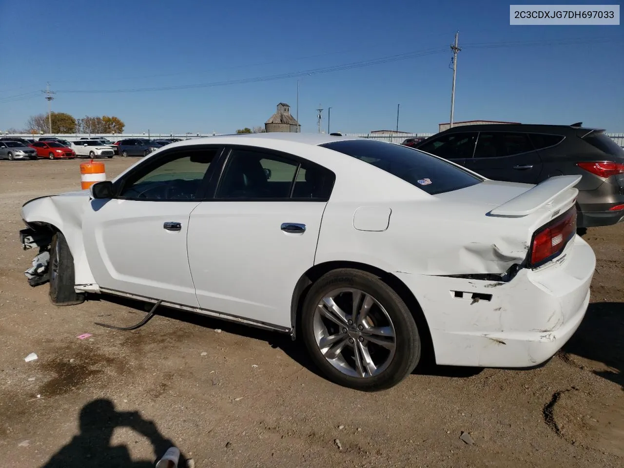 2013 Dodge Charger Sxt VIN: 2C3CDXJG7DH697033 Lot: 77390904