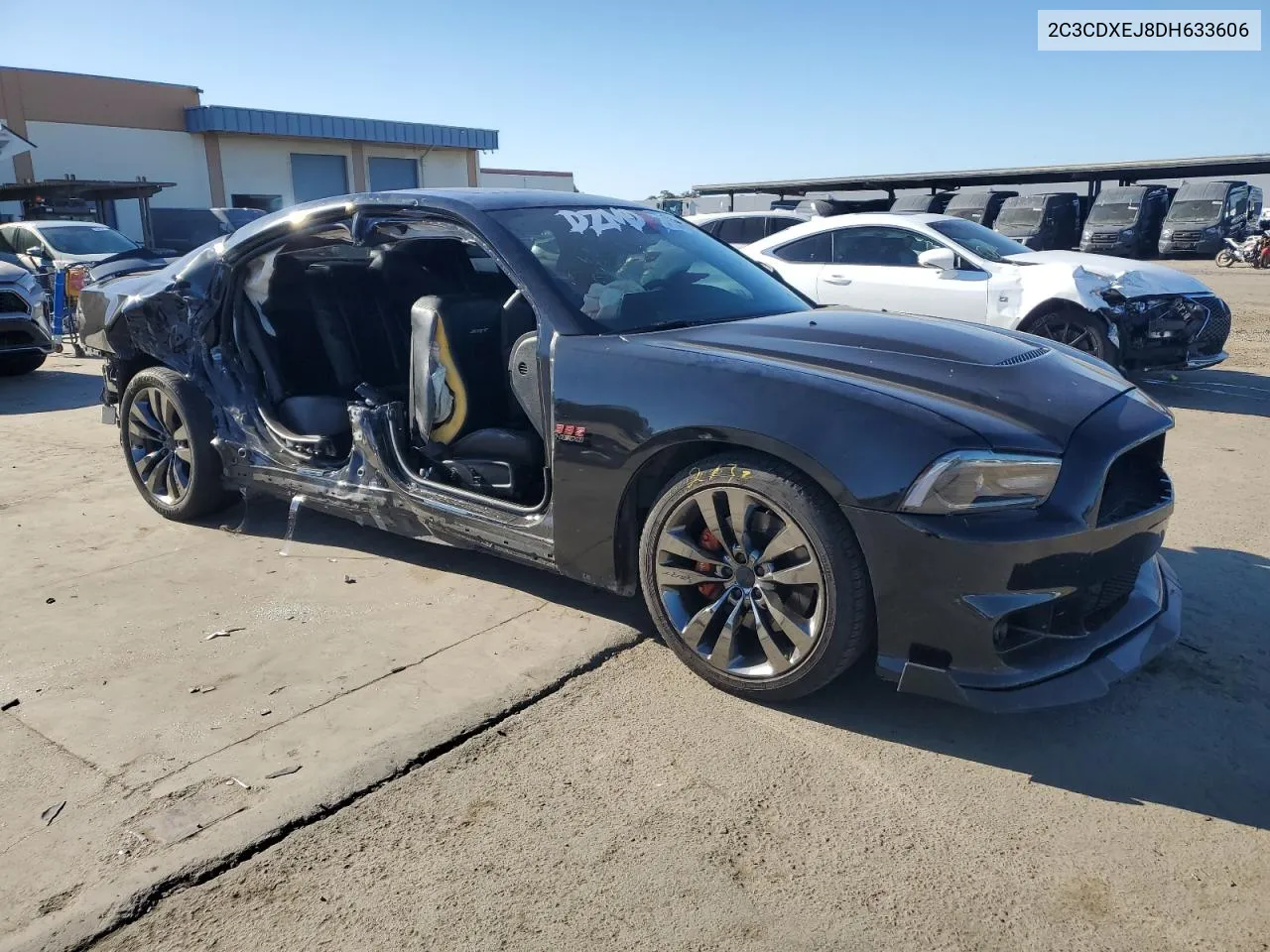 2013 Dodge Charger Srt-8 VIN: 2C3CDXEJ8DH633606 Lot: 77500834