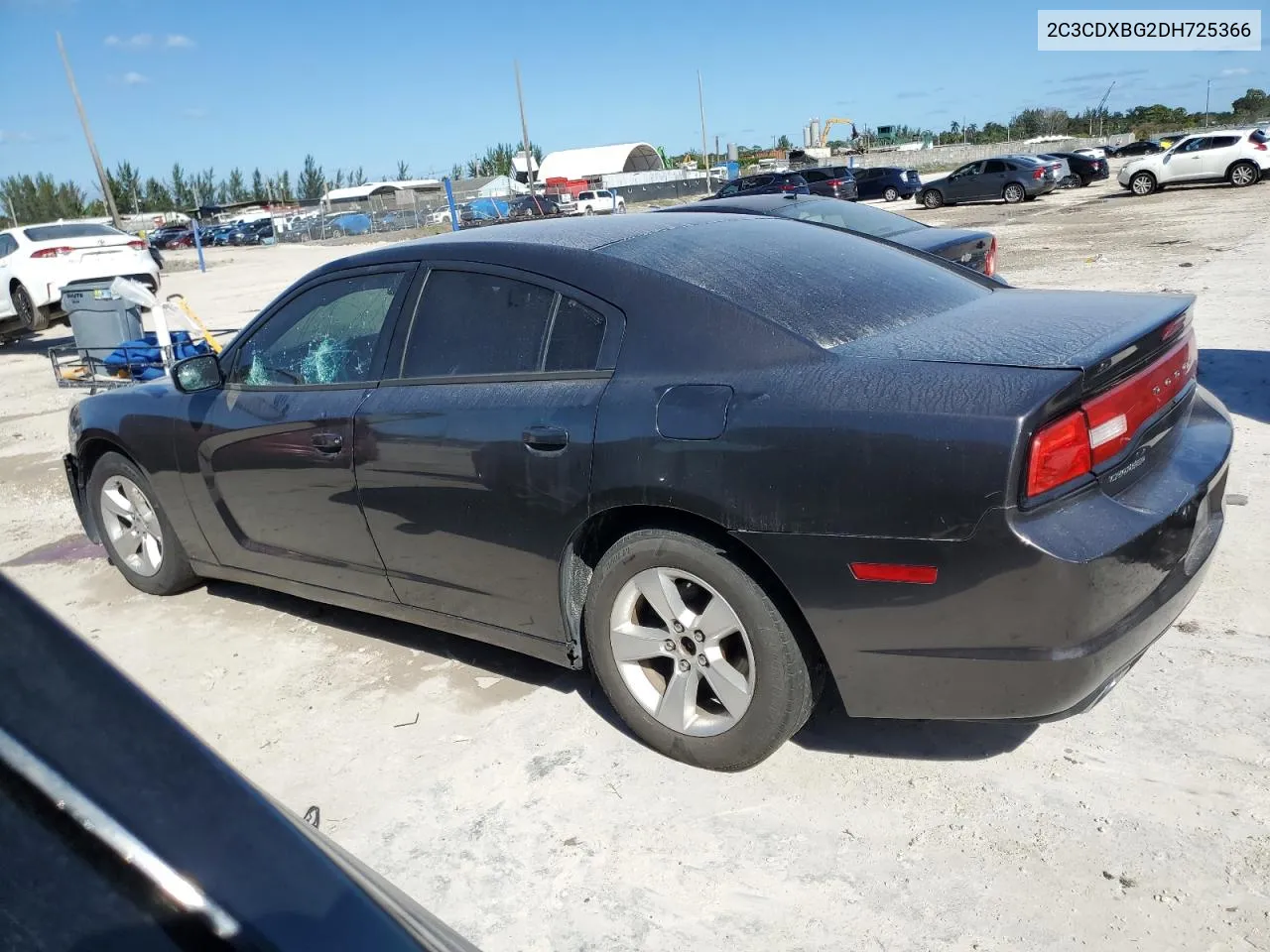 2013 Dodge Charger Se VIN: 2C3CDXBG2DH725366 Lot: 77681484