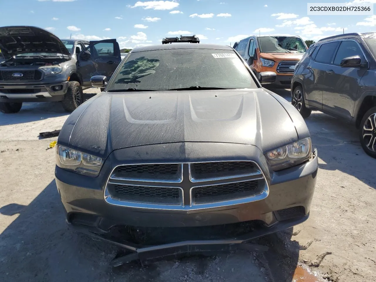 2013 Dodge Charger Se VIN: 2C3CDXBG2DH725366 Lot: 77681484