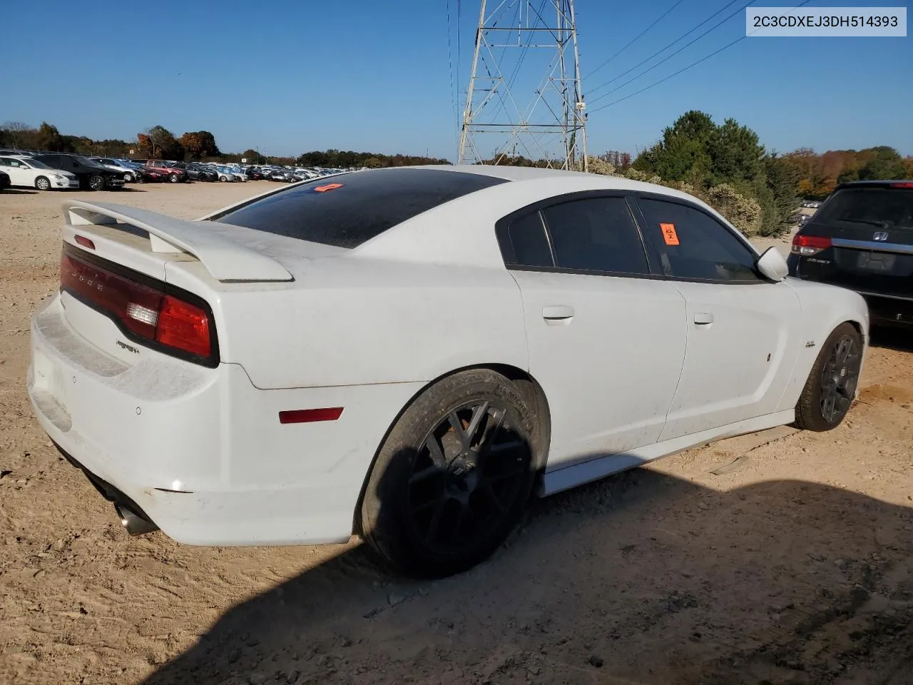 2013 Dodge Charger Srt-8 VIN: 2C3CDXEJ3DH514393 Lot: 77808294