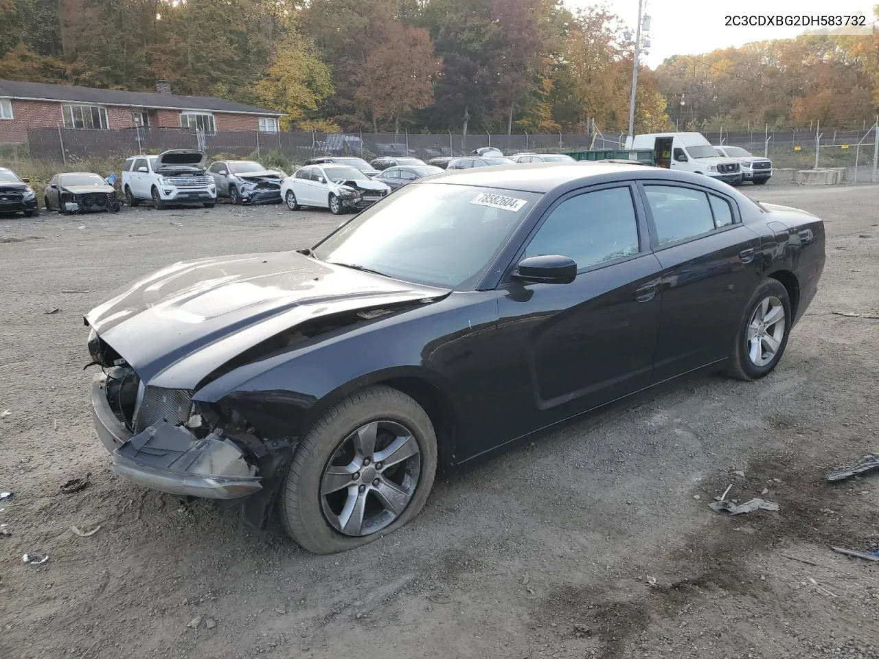 2013 Dodge Charger Se VIN: 2C3CDXBG2DH583732 Lot: 78582604