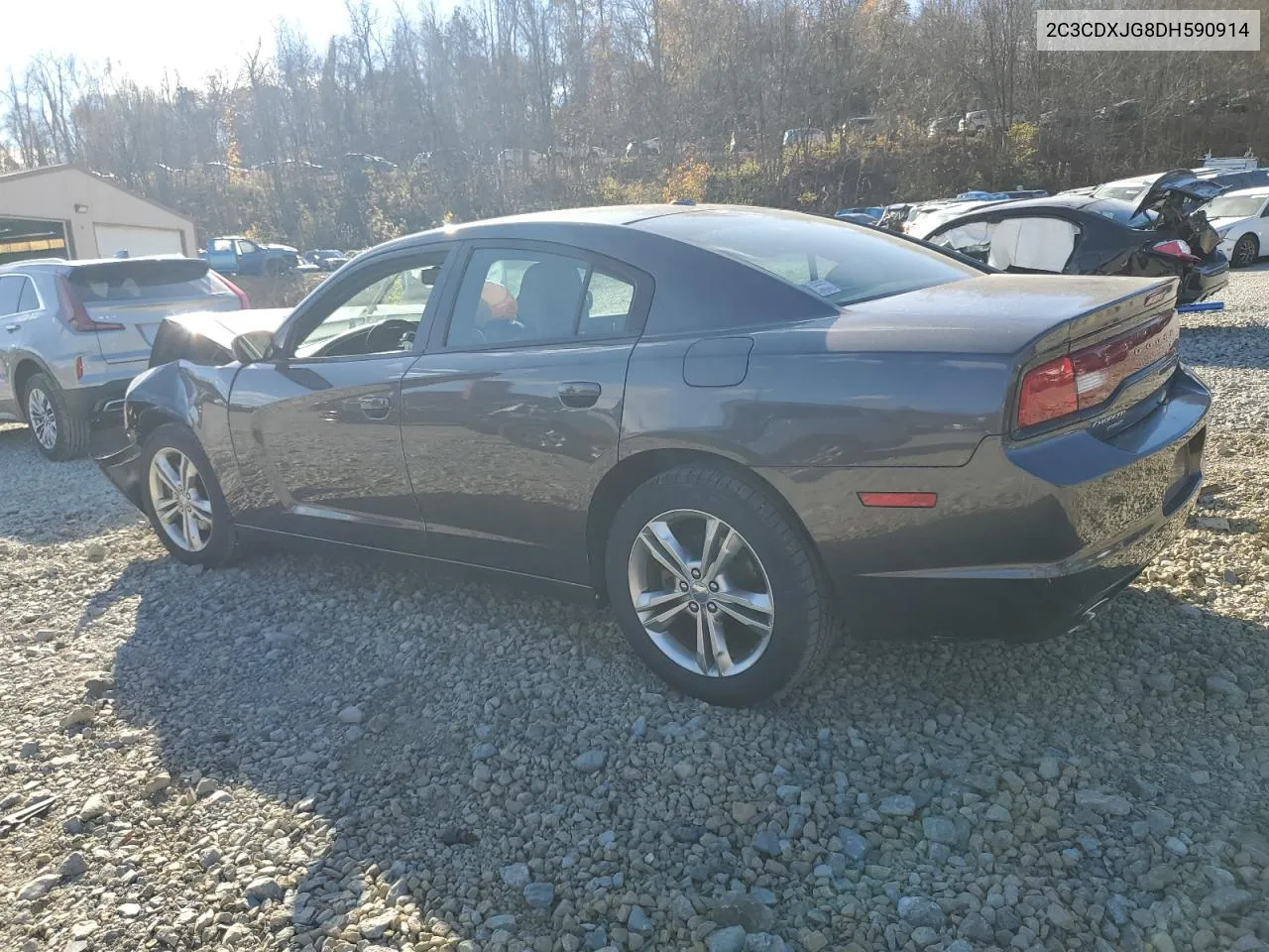 2013 Dodge Charger Sxt VIN: 2C3CDXJG8DH590914 Lot: 78925204