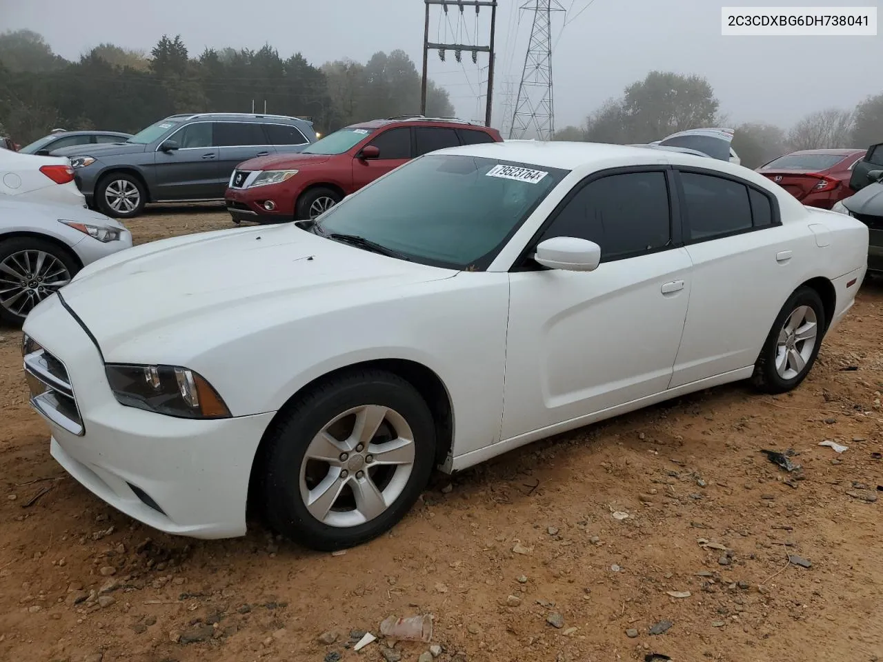 2013 Dodge Charger Se VIN: 2C3CDXBG6DH738041 Lot: 79523764