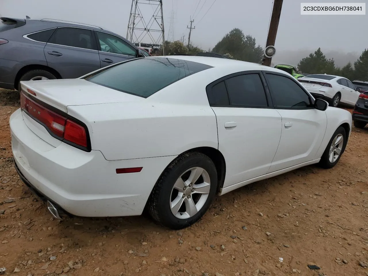 2013 Dodge Charger Se VIN: 2C3CDXBG6DH738041 Lot: 79523764