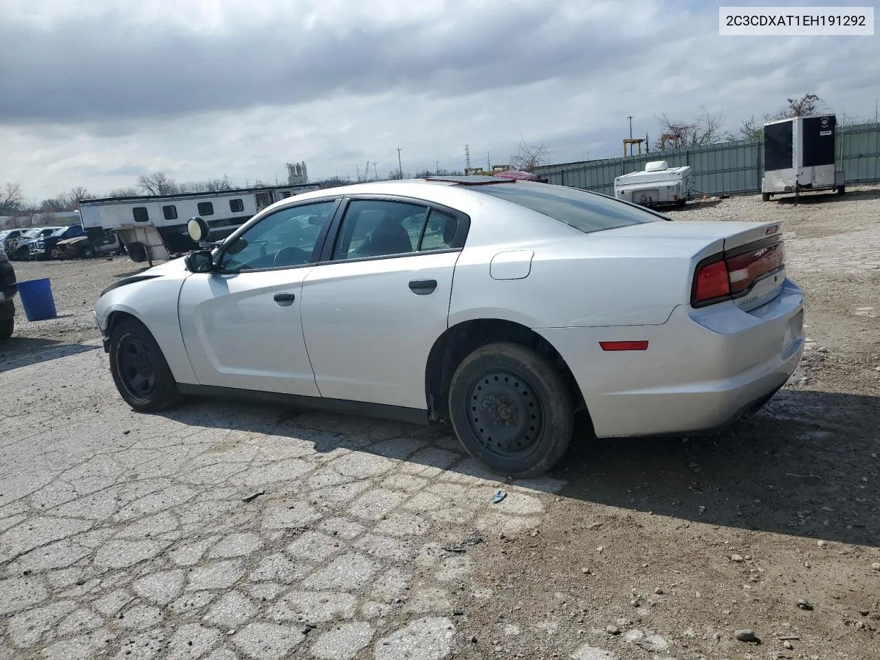 2014 Dodge Charger Police VIN: 2C3CDXAT1EH191292 Lot: 46215674