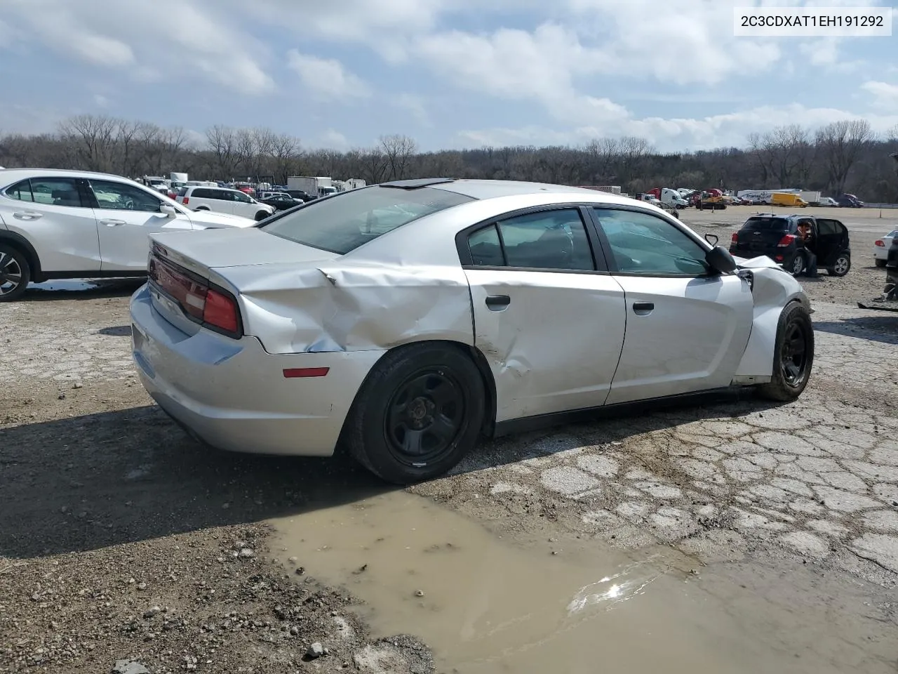 2014 Dodge Charger Police VIN: 2C3CDXAT1EH191292 Lot: 46215674