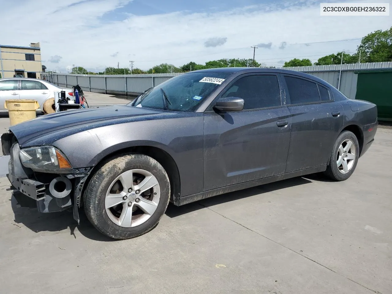 2014 Dodge Charger Se VIN: 2C3CDXBG0EH236322 Lot: 50562244