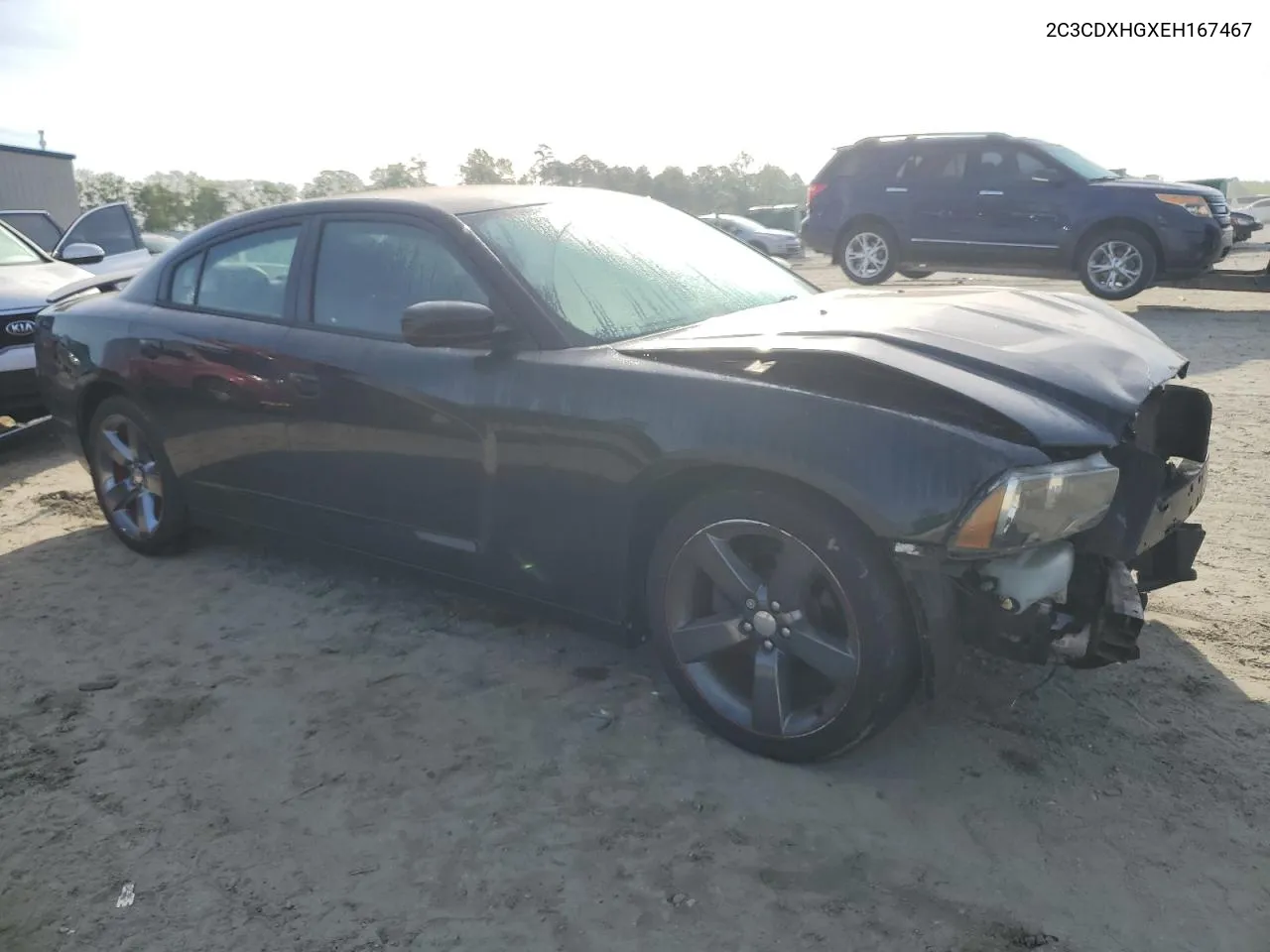 2C3CDXHGXEH167467 2014 Dodge Charger Sxt