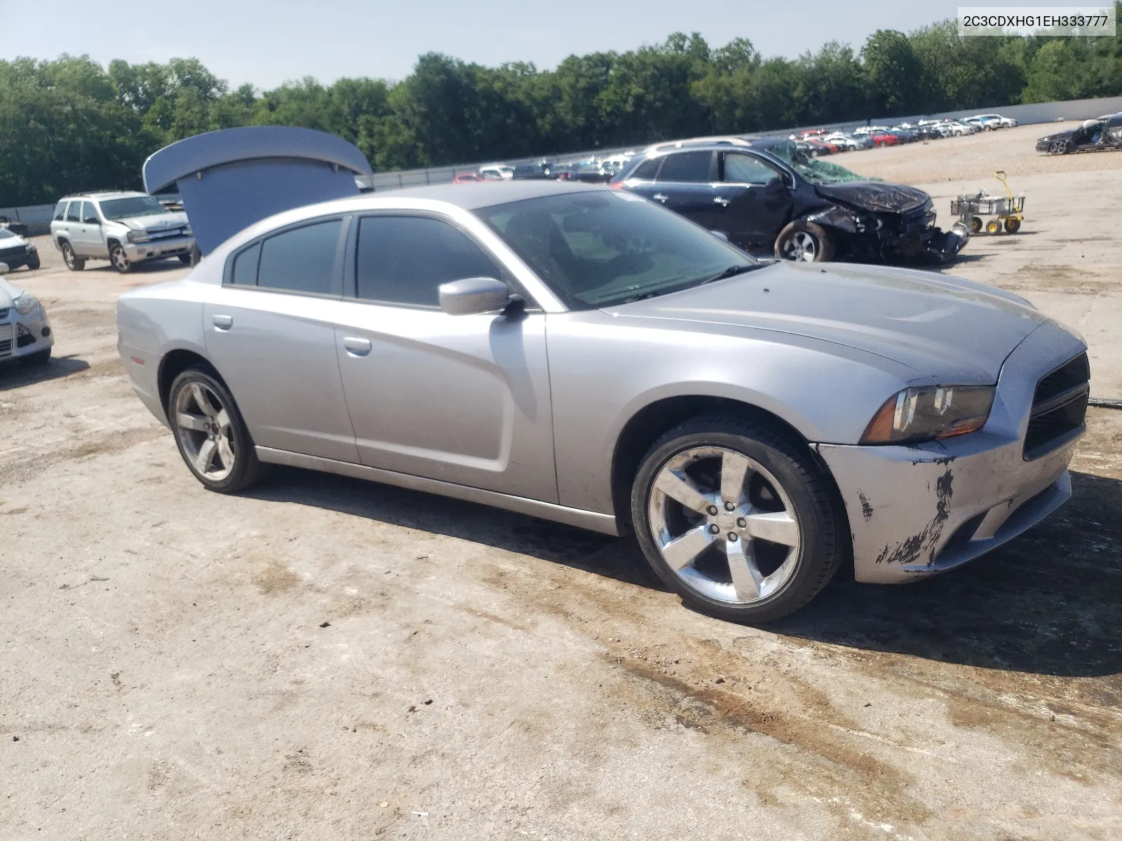 2014 Dodge Charger Sxt VIN: 2C3CDXHG1EH333777 Lot: 55713274