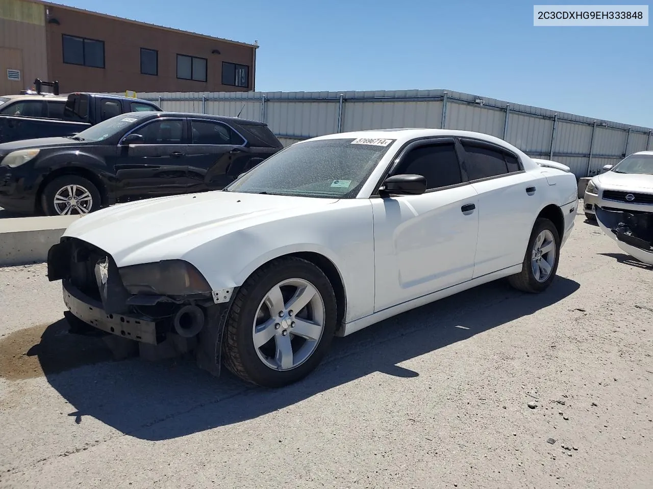 2014 Dodge Charger Sxt VIN: 2C3CDXHG9EH333848 Lot: 57696714