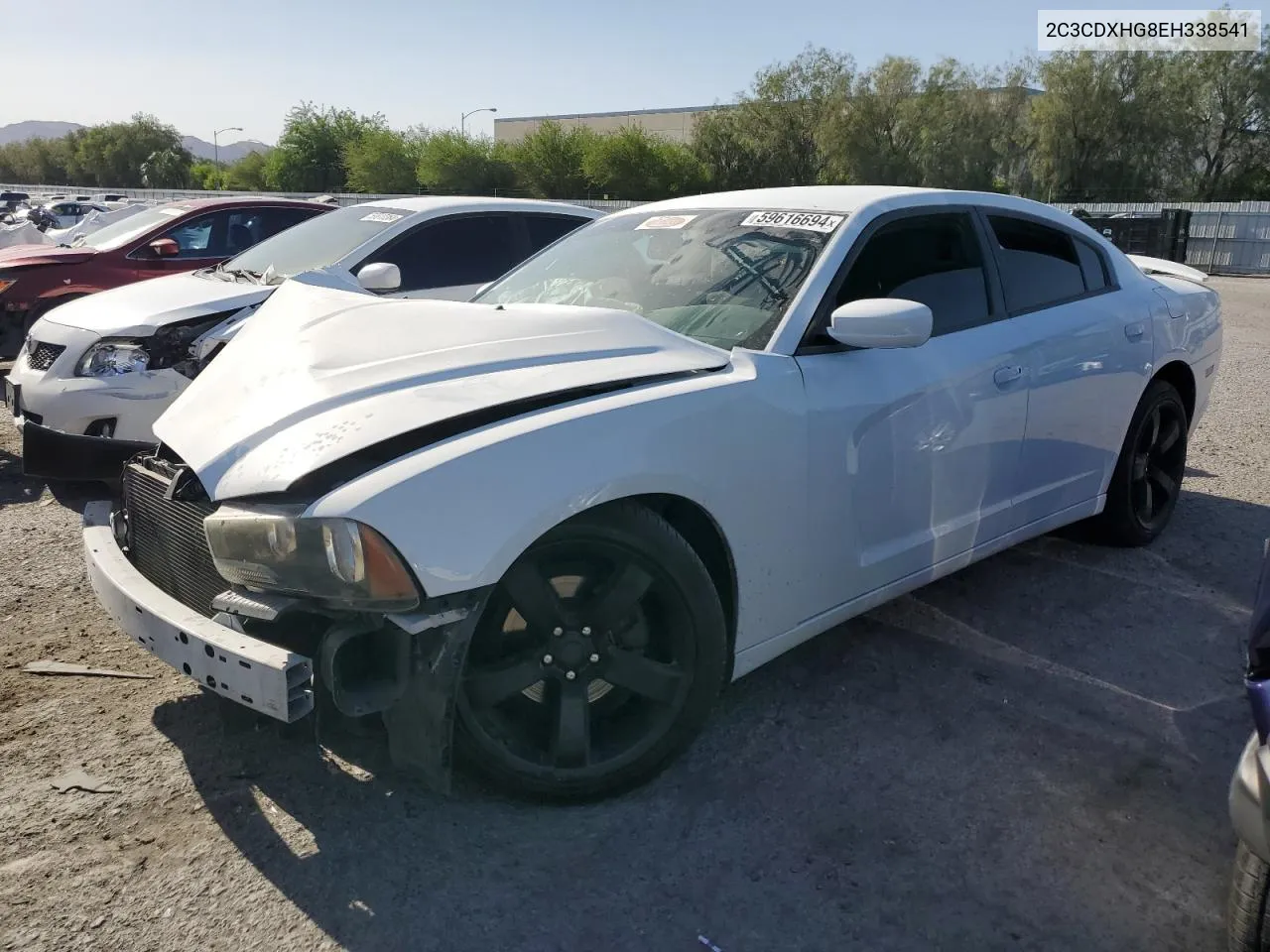 2014 Dodge Charger Sxt VIN: 2C3CDXHG8EH338541 Lot: 59616694