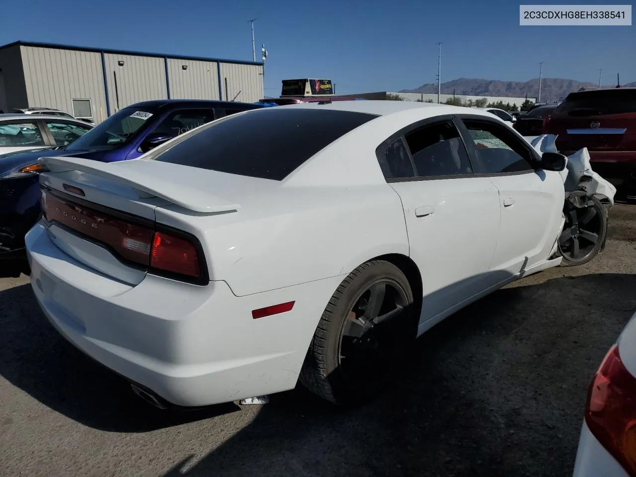 2014 Dodge Charger Sxt VIN: 2C3CDXHG8EH338541 Lot: 59616694