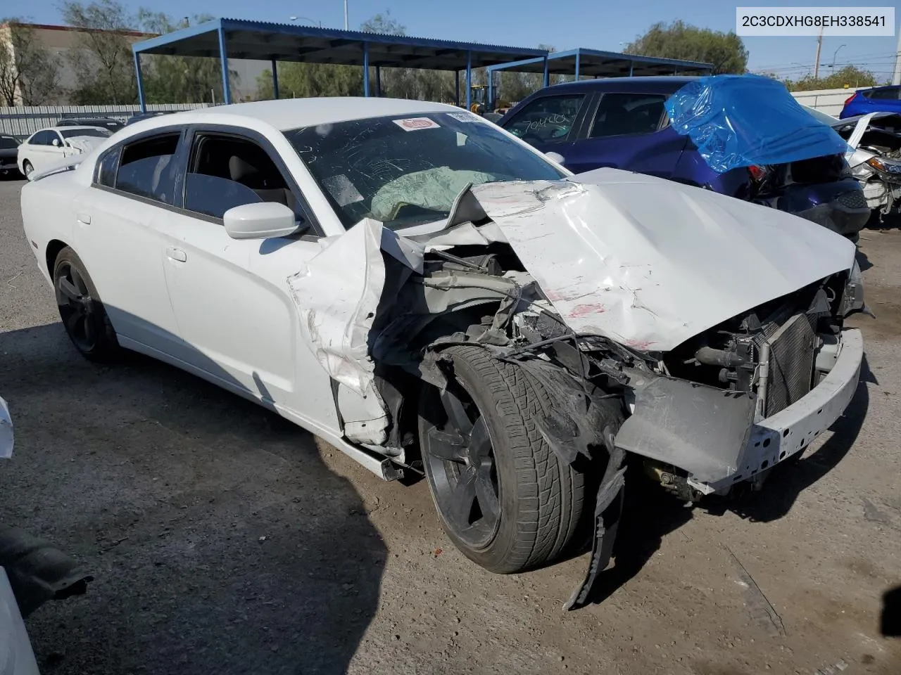 2014 Dodge Charger Sxt VIN: 2C3CDXHG8EH338541 Lot: 59616694