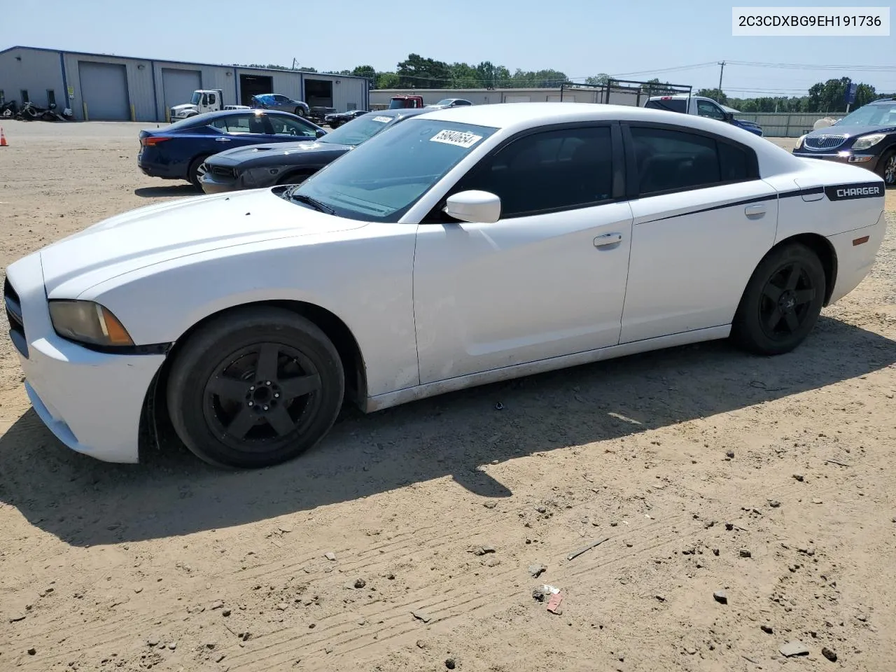 2014 Dodge Charger Se VIN: 2C3CDXBG9EH191736 Lot: 59840654