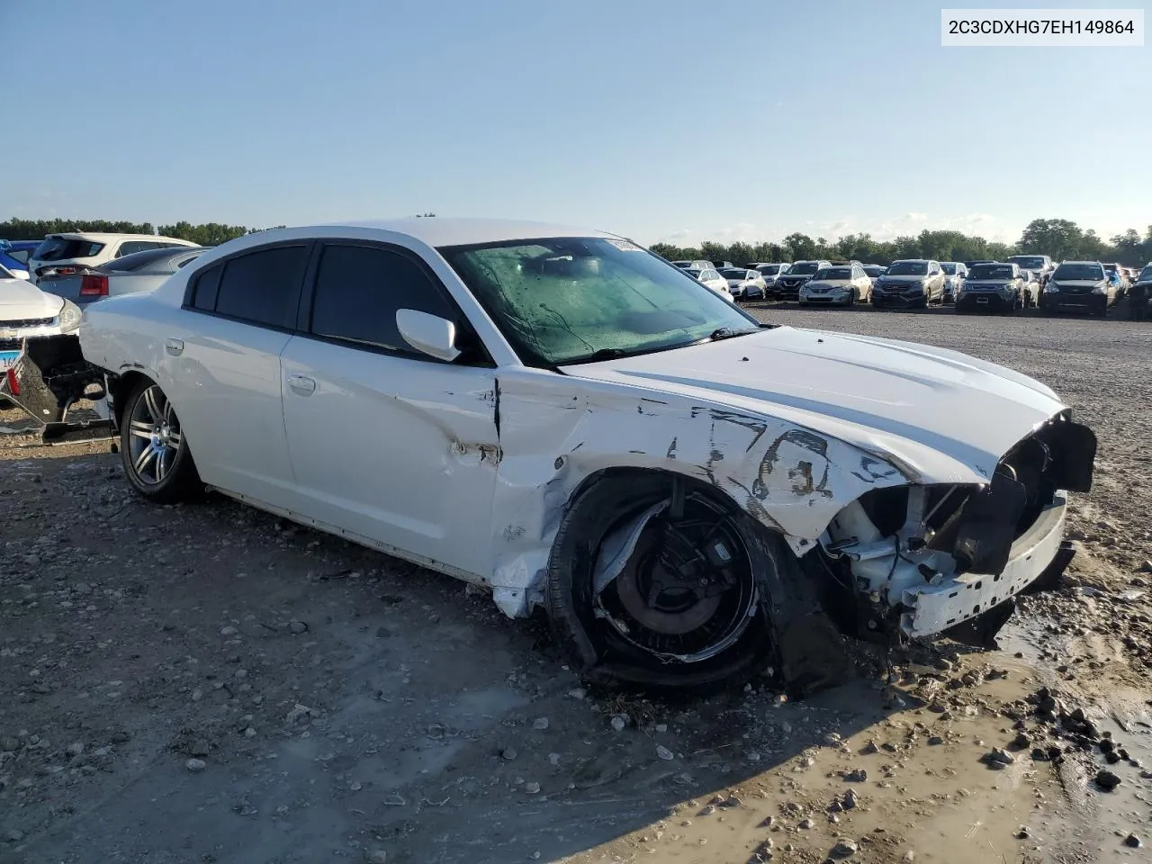 2014 Dodge Charger Sxt VIN: 2C3CDXHG7EH149864 Lot: 61880414