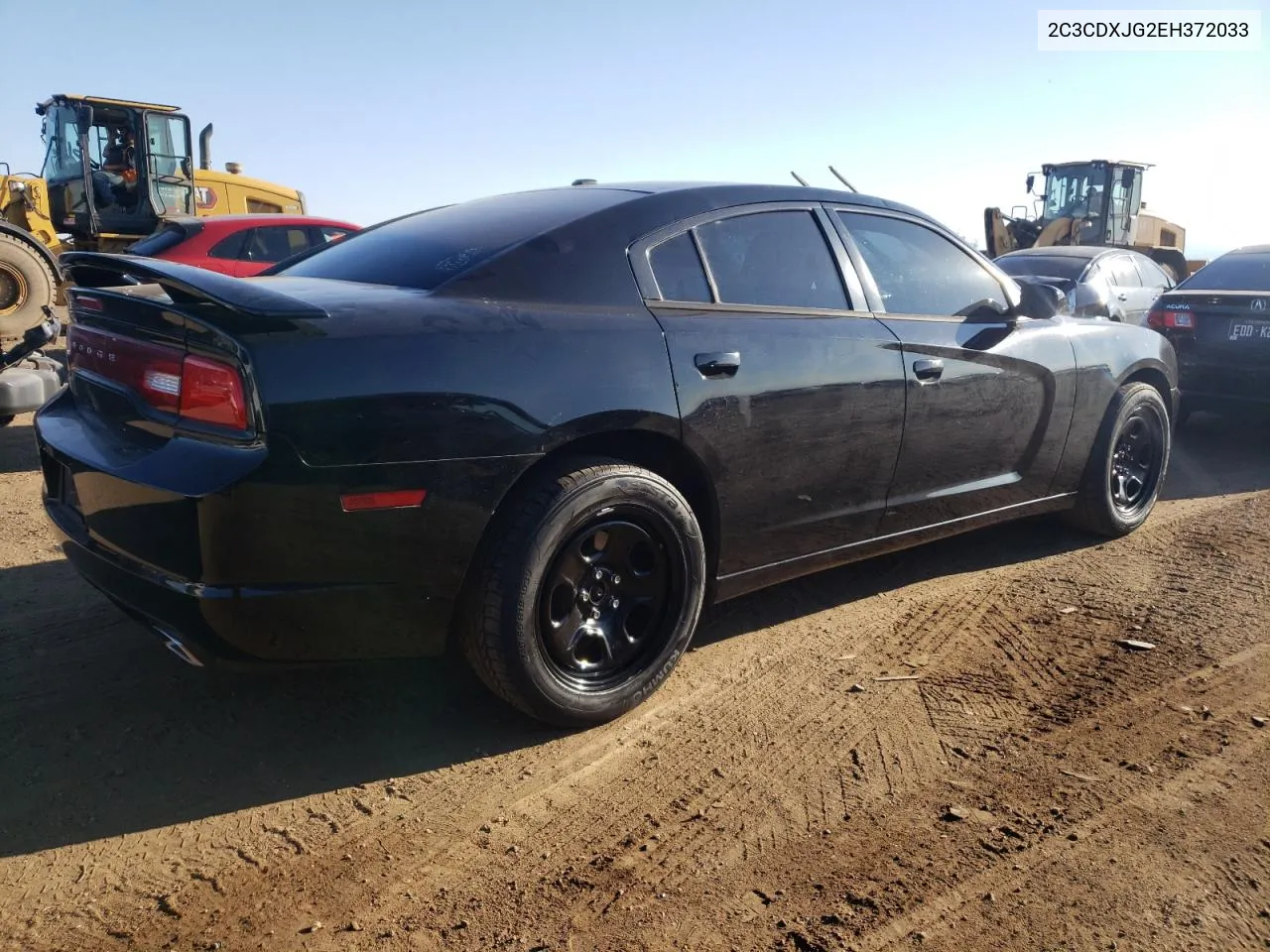 2014 Dodge Charger Sxt VIN: 2C3CDXJG2EH372033 Lot: 62191494