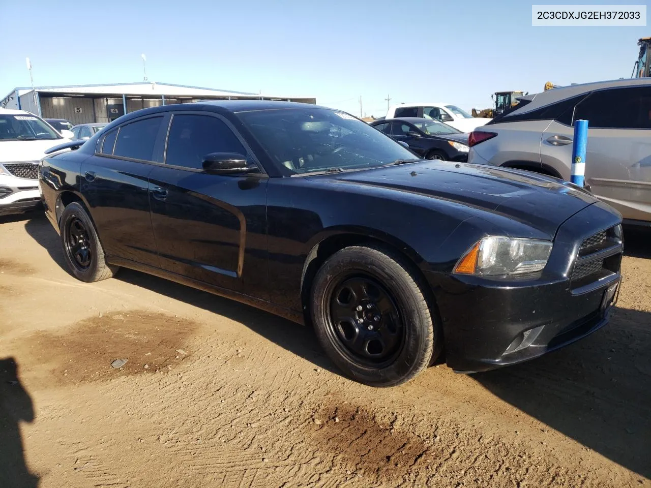 2014 Dodge Charger Sxt VIN: 2C3CDXJG2EH372033 Lot: 62191494