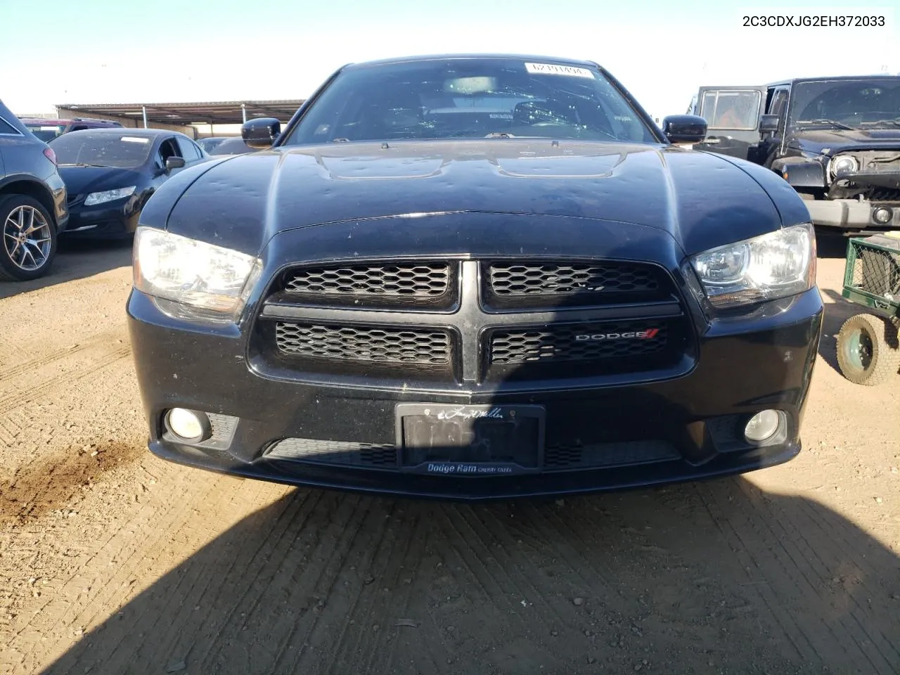 2014 Dodge Charger Sxt VIN: 2C3CDXJG2EH372033 Lot: 62191494