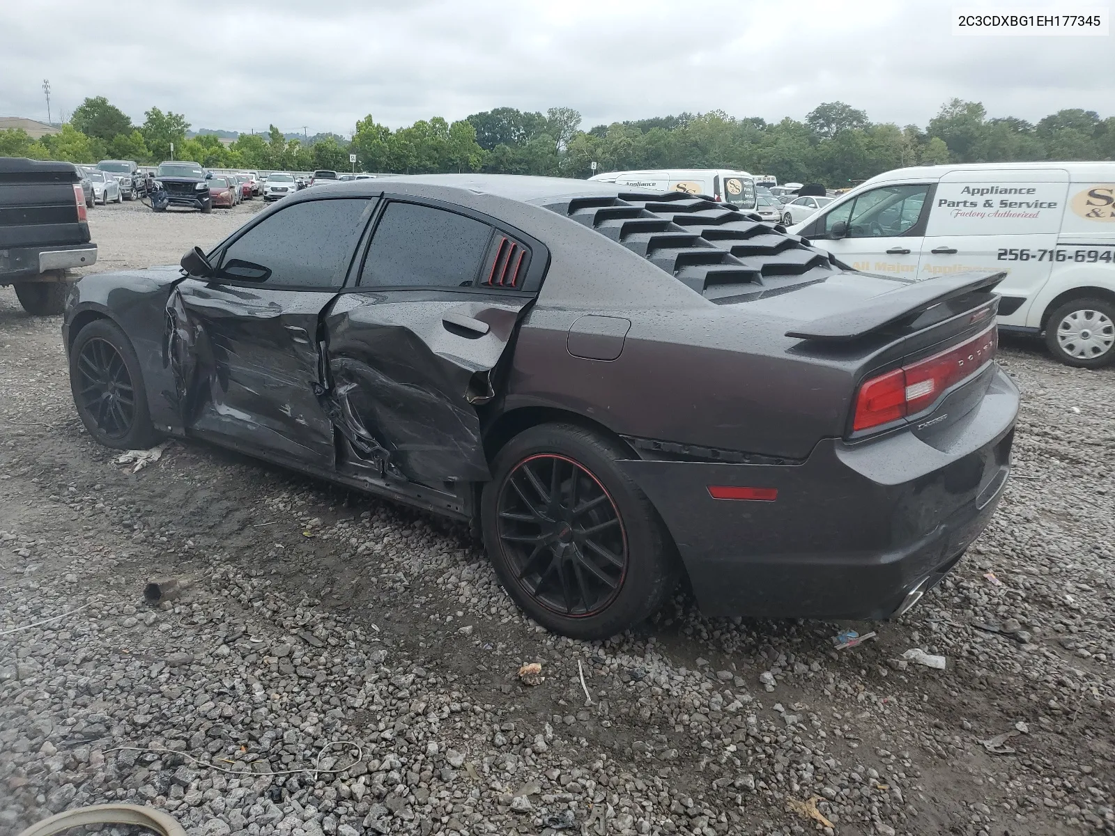 2014 Dodge Charger Se VIN: 2C3CDXBG1EH177345 Lot: 63648014