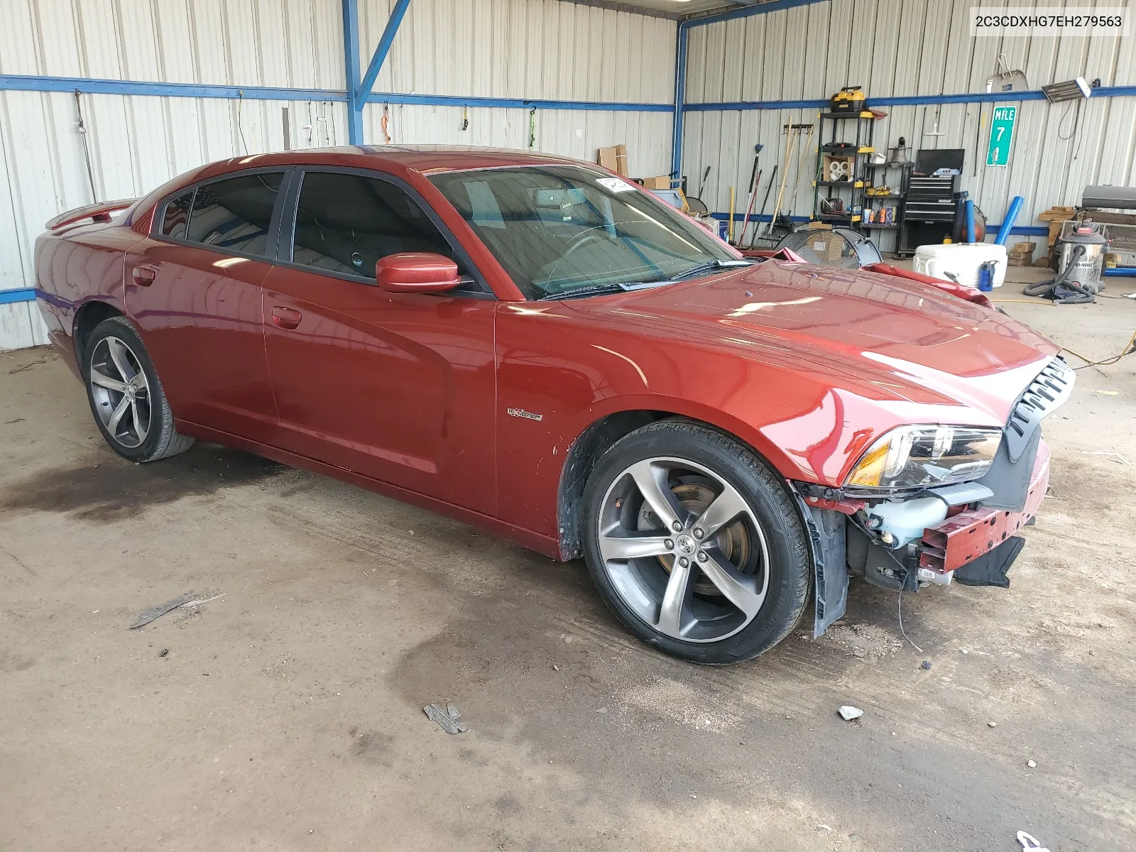 2C3CDXHG7EH279563 2014 Dodge Charger Sxt