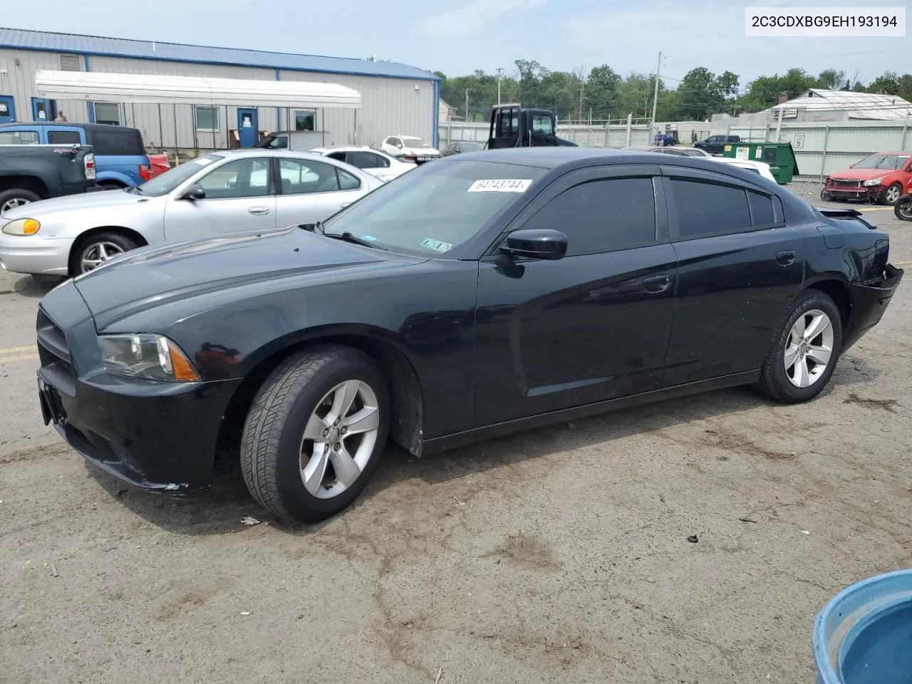 2014 Dodge Charger Se VIN: 2C3CDXBG9EH193194 Lot: 64743744