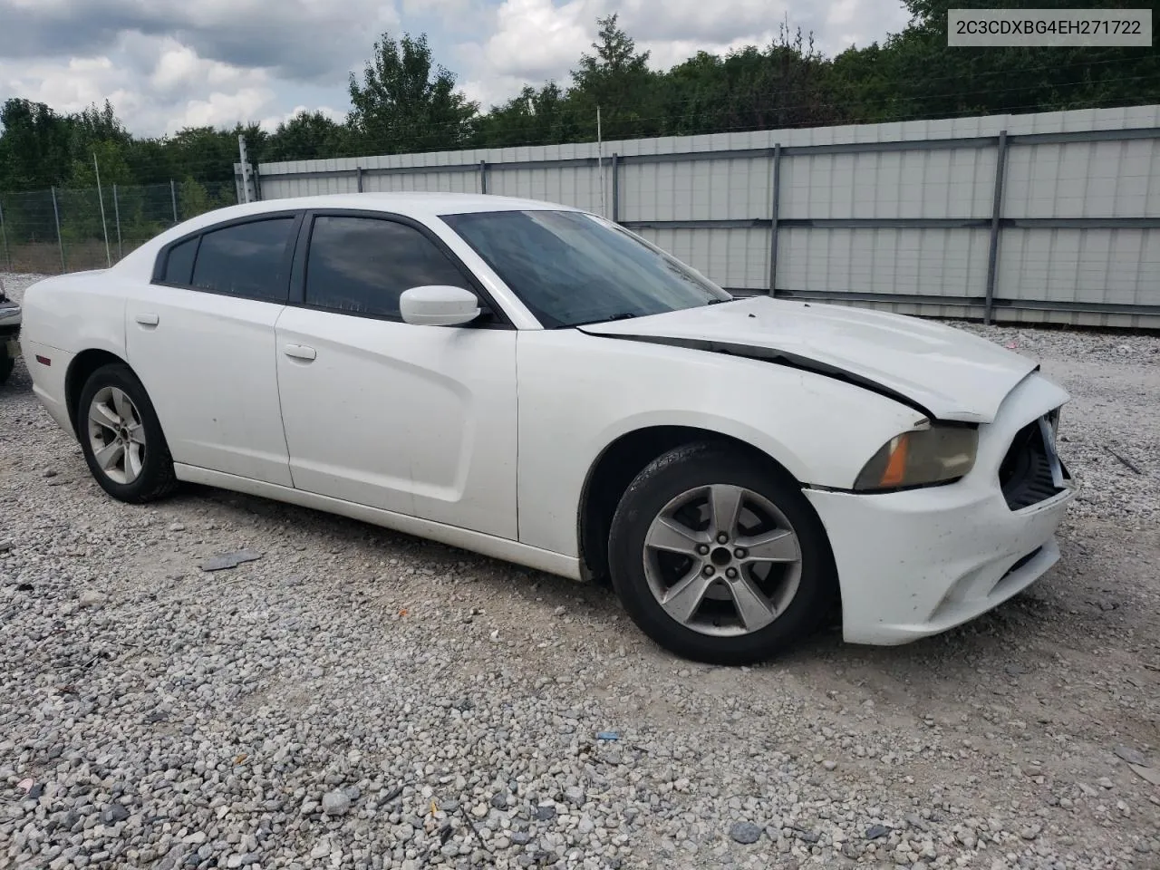 2014 Dodge Charger Se VIN: 2C3CDXBG4EH271722 Lot: 64785984