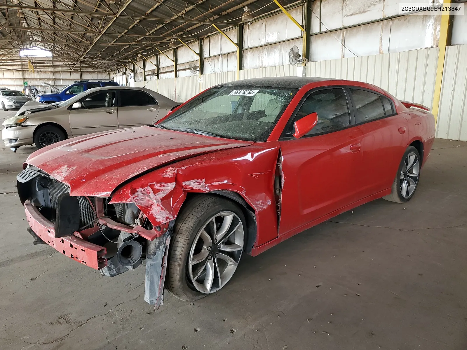 2014 Dodge Charger Se VIN: 2C3CDXBG9EH213847 Lot: 66186554