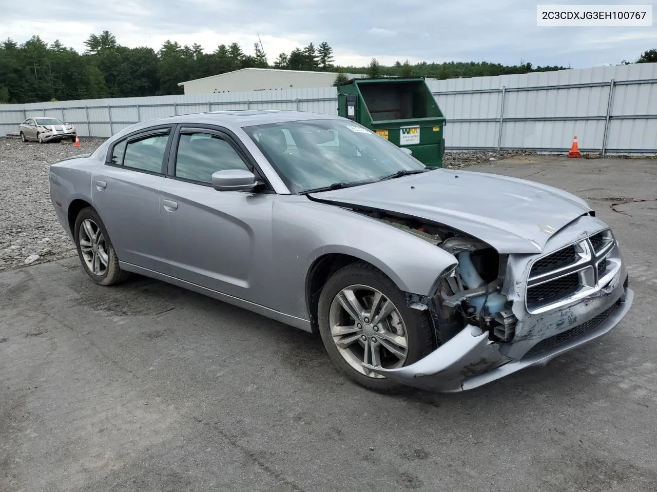 2014 Dodge Charger Sxt VIN: 2C3CDXJG3EH100767 Lot: 66325714