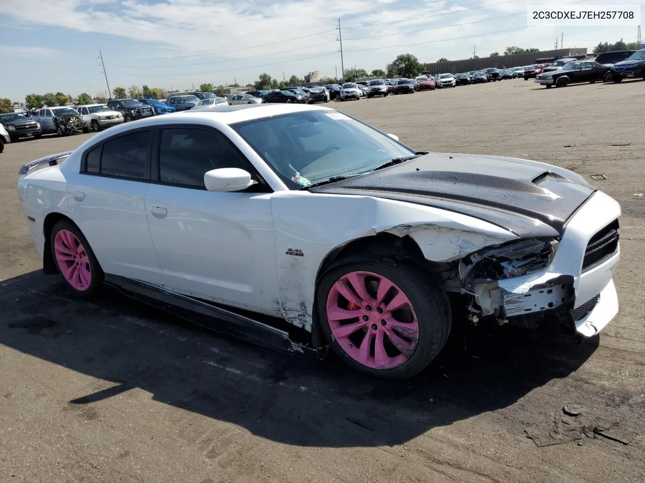 2014 Dodge Charger Srt-8 VIN: 2C3CDXEJ7EH257708 Lot: 66433634