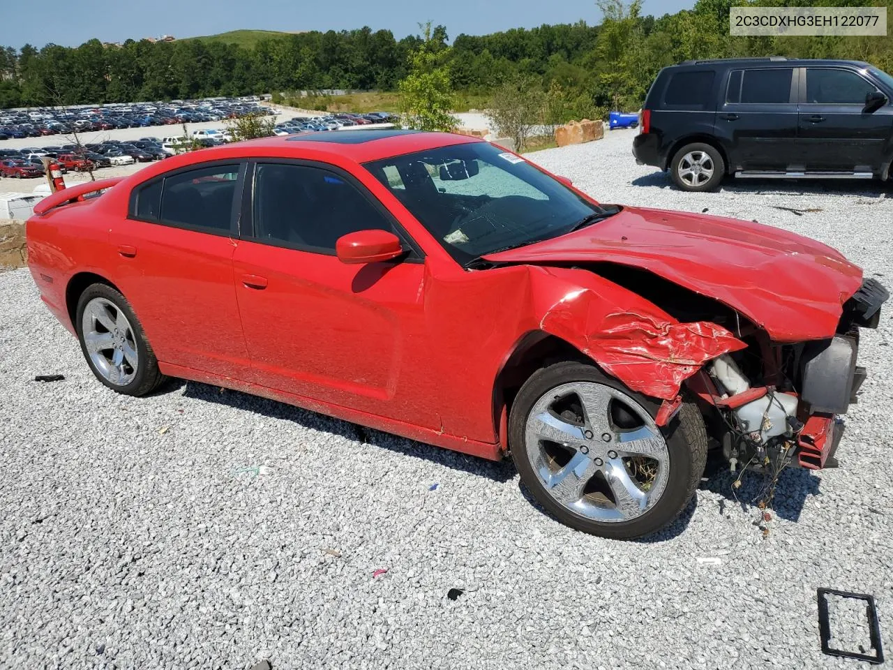 2C3CDXHG3EH122077 2014 Dodge Charger Sxt