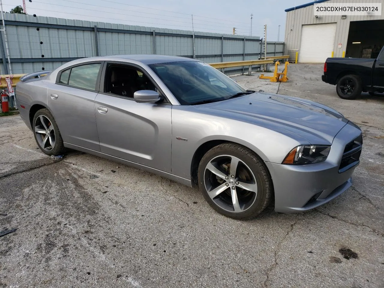 2C3CDXHG7EH330124 2014 Dodge Charger Sxt