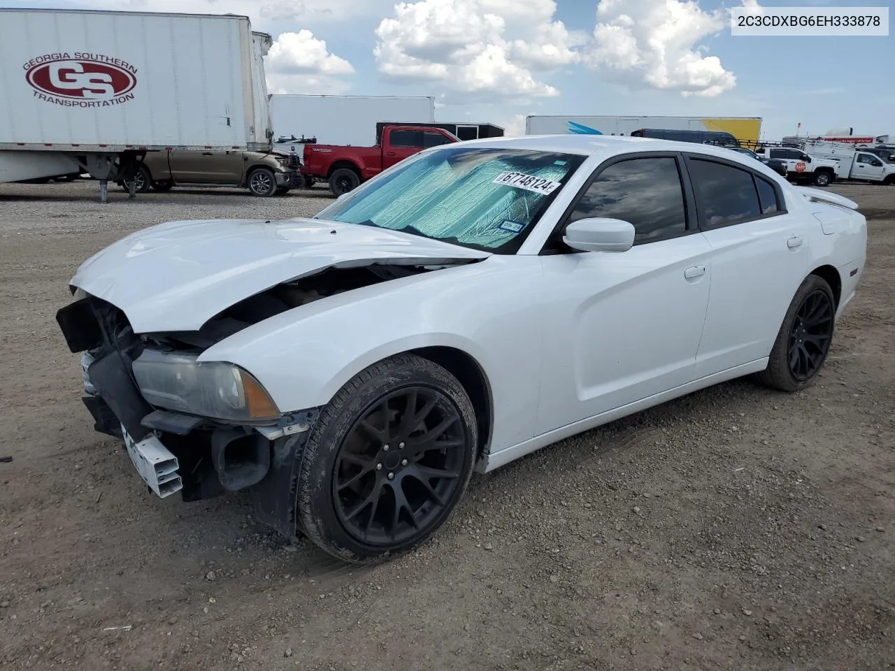 2014 Dodge Charger Se VIN: 2C3CDXBG6EH333878 Lot: 67748124