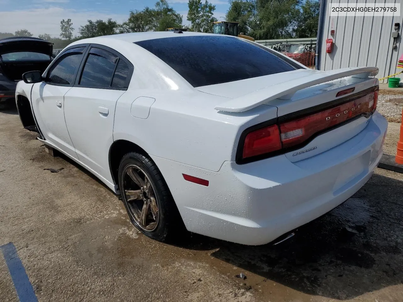 2014 Dodge Charger Sxt VIN: 2C3CDXHG0EH279758 Lot: 68048734