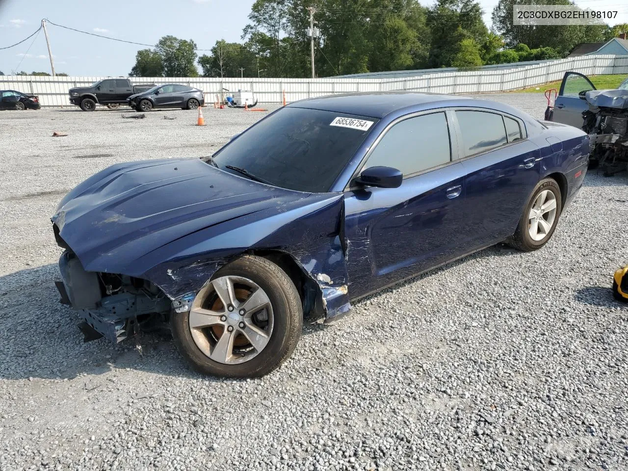 2014 Dodge Charger Se VIN: 2C3CDXBG2EH198107 Lot: 68536754