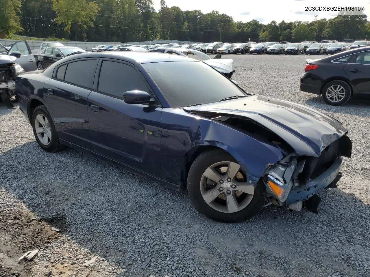 2014 Dodge Charger Se VIN: 2C3CDXBG2EH198107 Lot: 68536754