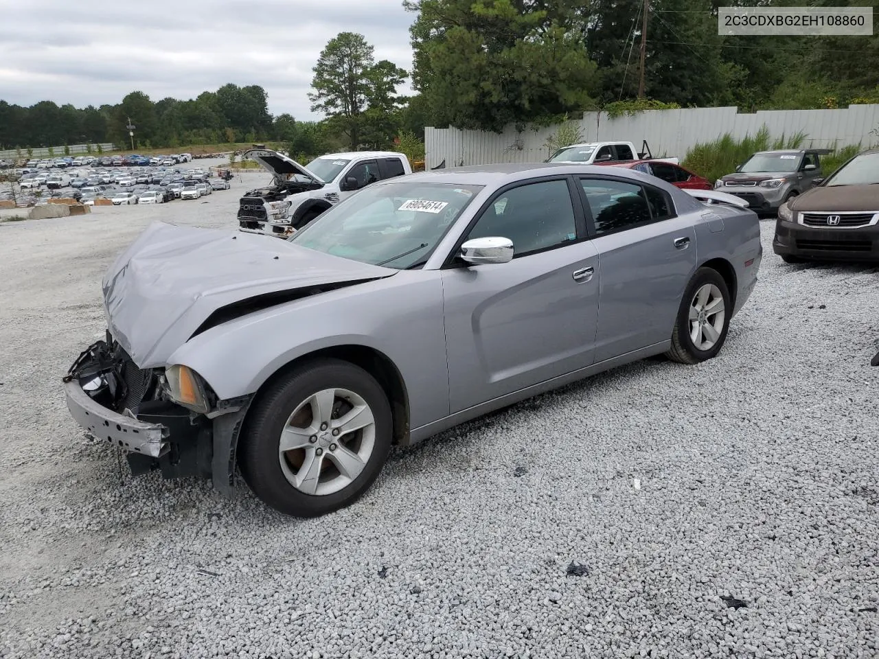 2014 Dodge Charger Se VIN: 2C3CDXBG2EH108860 Lot: 69054614