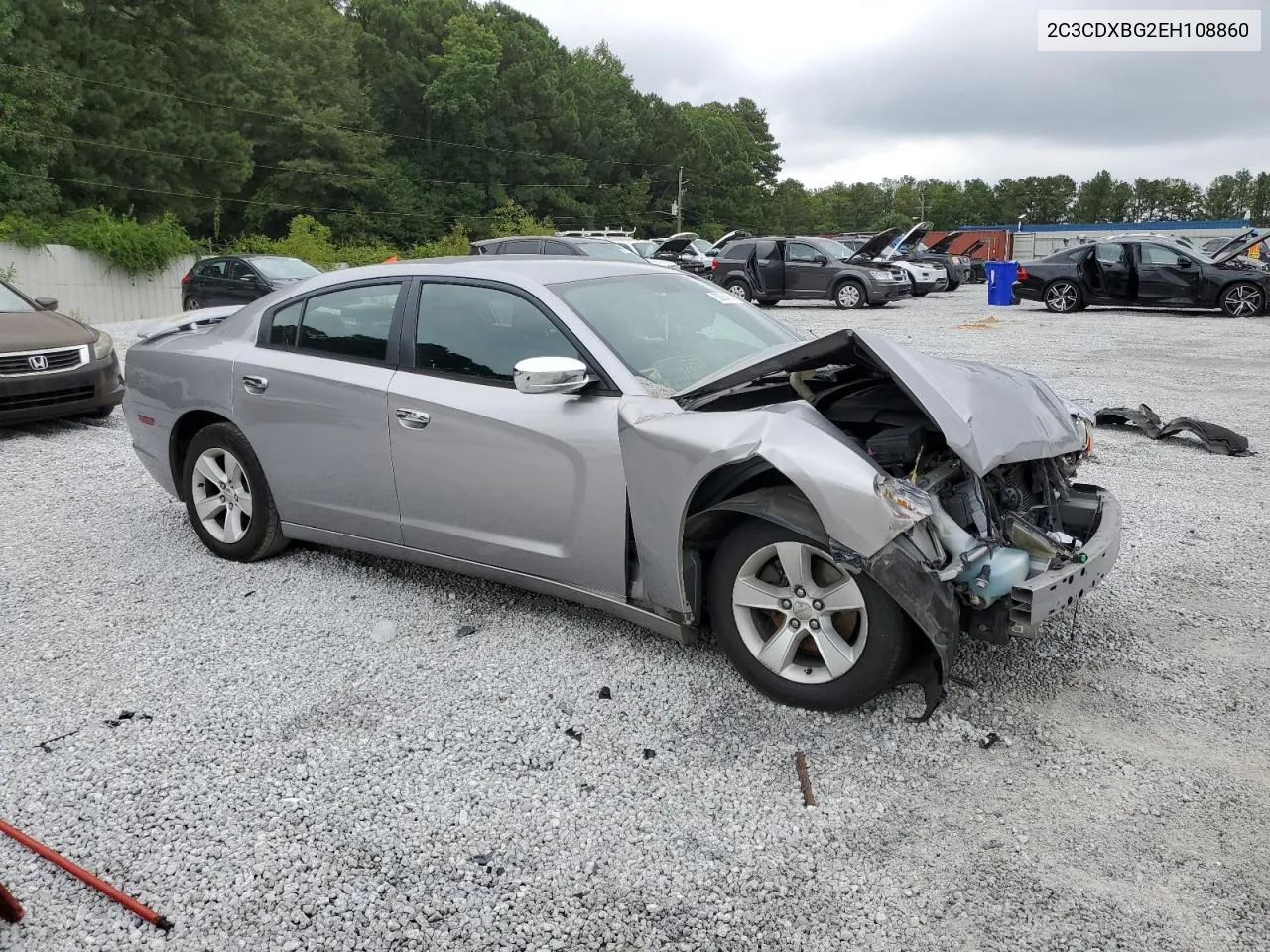 2014 Dodge Charger Se VIN: 2C3CDXBG2EH108860 Lot: 69054614