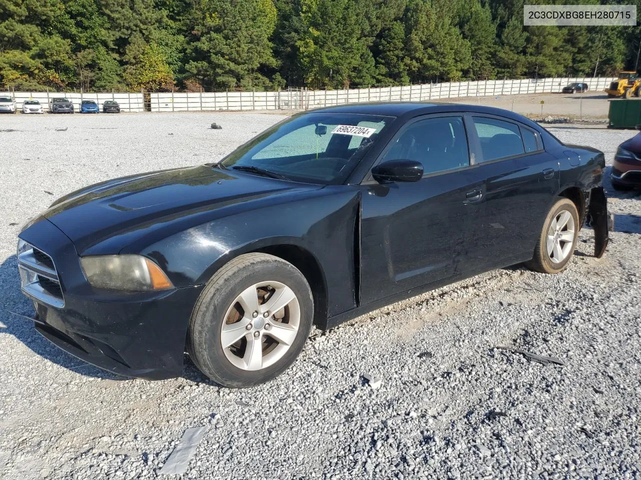 2014 Dodge Charger Se VIN: 2C3CDXBG8EH280715 Lot: 69637204