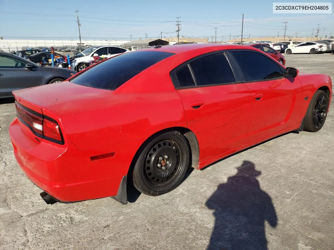 2C3CDXCT9EH204805 2014 Dodge Charger R/T