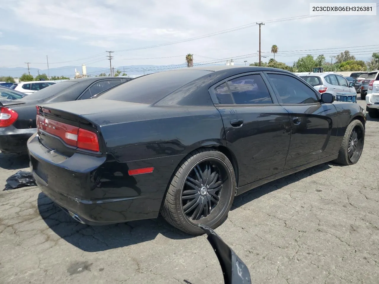 2014 Dodge Charger Se VIN: 2C3CDXBG6EH326381 Lot: 70279524