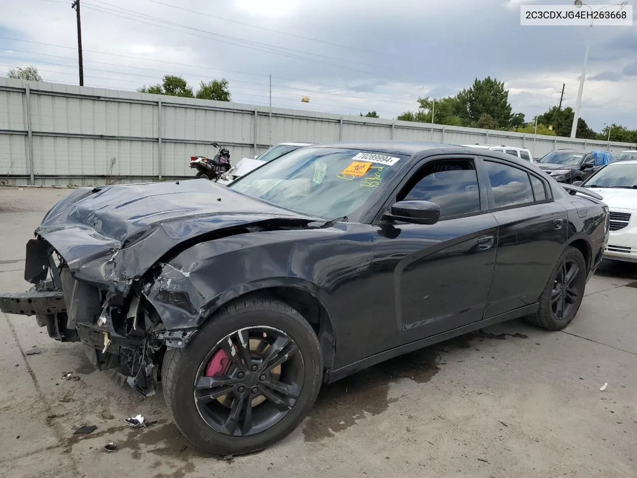 2014 Dodge Charger Sxt VIN: 2C3CDXJG4EH263668 Lot: 70289994