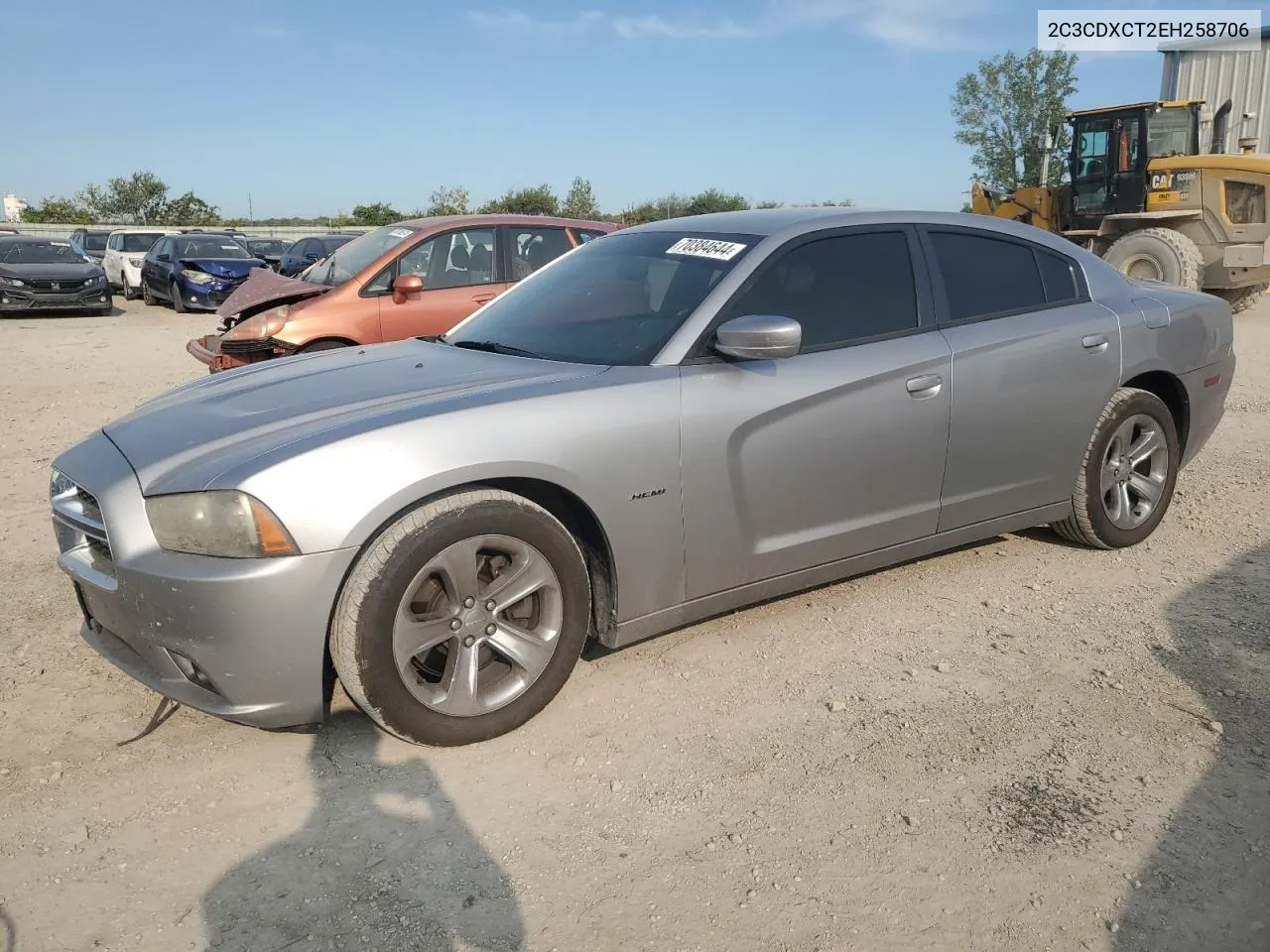 2C3CDXCT2EH258706 2014 Dodge Charger R/T