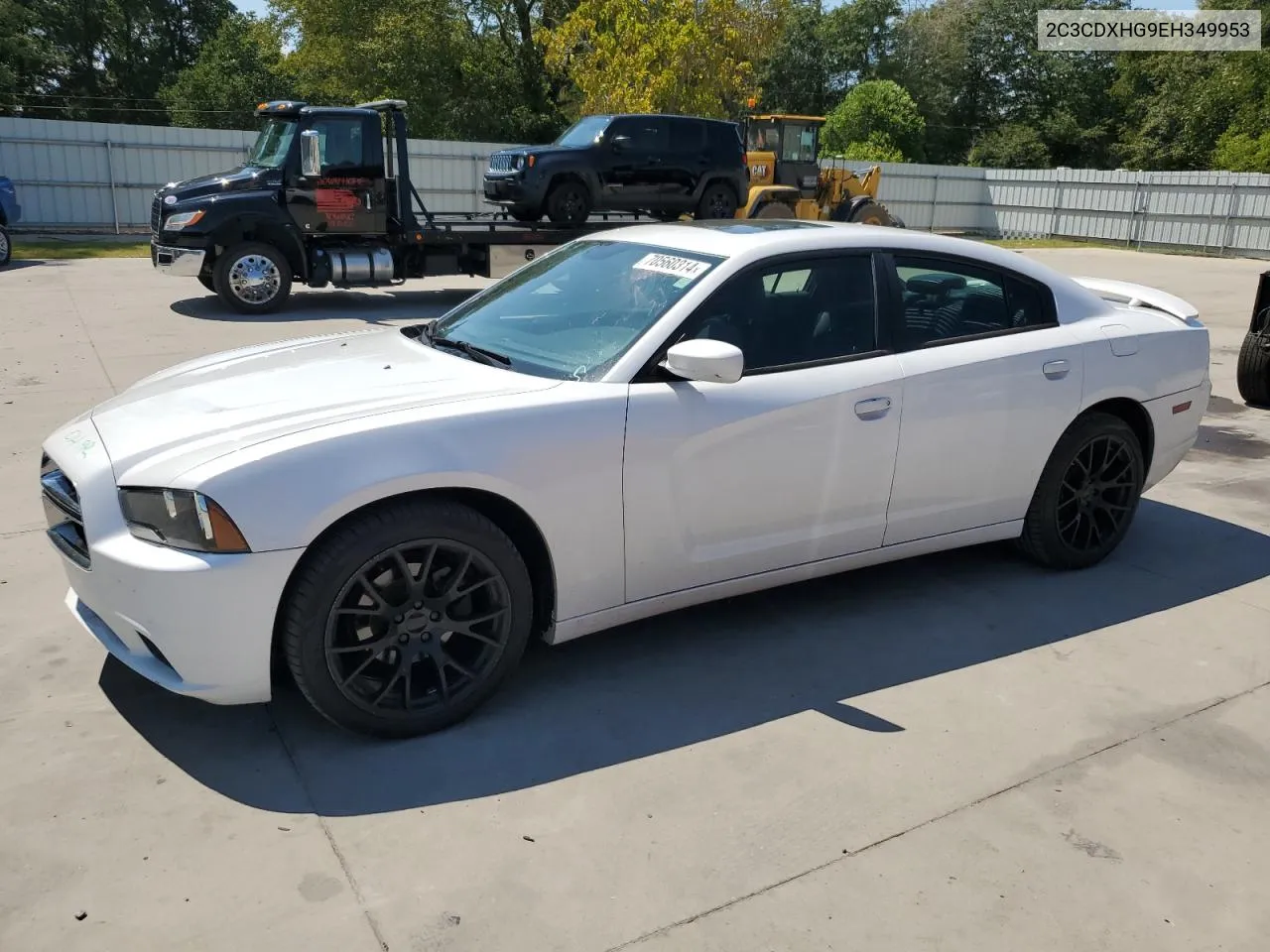 2014 Dodge Charger Sxt VIN: 2C3CDXHG9EH349953 Lot: 70560314