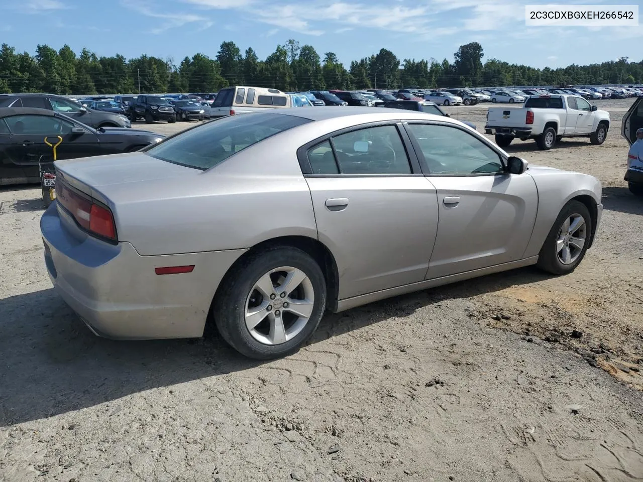 2014 Dodge Charger Se VIN: 2C3CDXBGXEH266542 Lot: 70573344